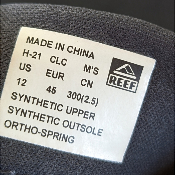REEF Ortho-Spring Men\'s Flip Flops Size 12 | Arch Support & Cushioned Comfort main image 4